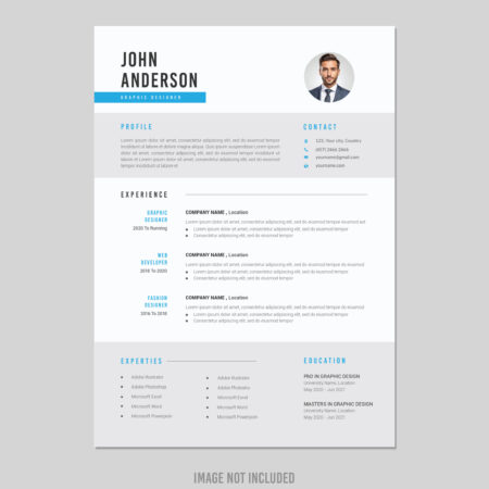 Experienced Professional CV Template ? Career Focused Resume