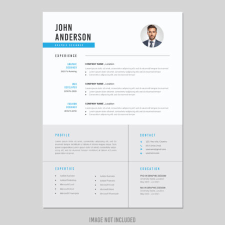 One Page Resume Template ? Short & Powerful CV