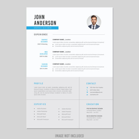 One Page Resume Template ? Short & Powerful CV