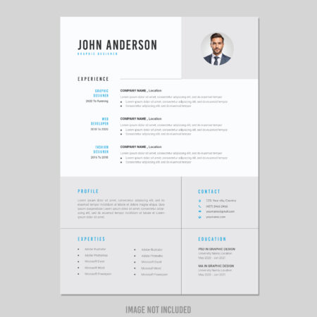 Editable CV Resume Template ? Digital Download File