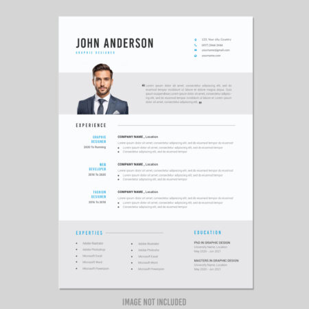 Freshers CV Template ? Entry Level Resume Design