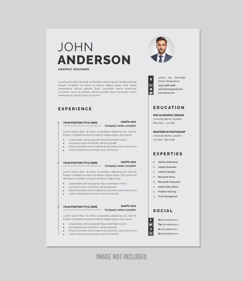ATS Friendly Resume Template ? Job Winning CV Format - Islami Design ...
