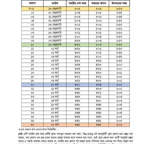 iftar-and-sehri-time-According-islamic-foundation-Chattogram