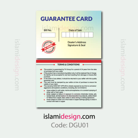 Guarantee-Card-Design